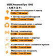 ИБП для котла Энергия Про 1000 + Аккумулятор 150 Ач 12 В (700Вт - 117мин) - ИБП и АКБ - ИБП для котлов - Магазин электрооборудования для дома ТурбоВольт